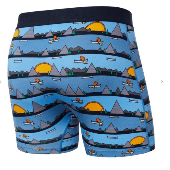 SAXX ULTRA Boxer Briefs with Fly “Lazy River" - Picture 2 of 4